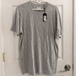 Gray rag & bone Core Crew Neck Tee, Men's Large